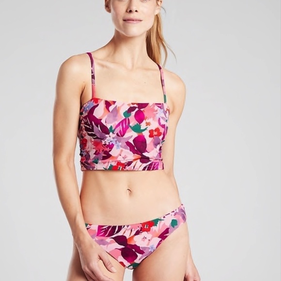 Athleta Daybreak Tropic Bra Cup Bikini Top 32D/DD - Picture 1 of 4